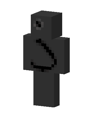Black Villain Boy Minecraft mob skin