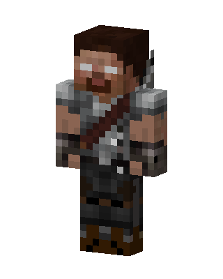 Armored Herobrine Minecraft skin
