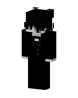 Monochrome Gentleman skin, 3D preview