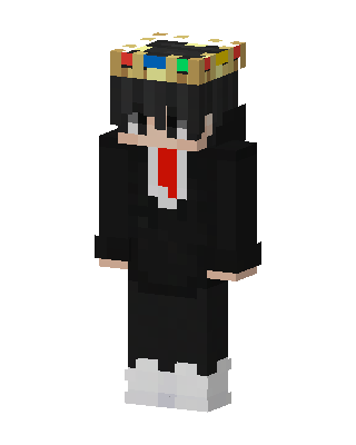 Crowned Suit Boy skin, 3D preview