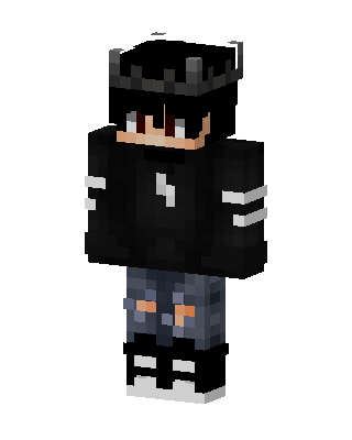 Dark Crown Boy skin, 3D preview