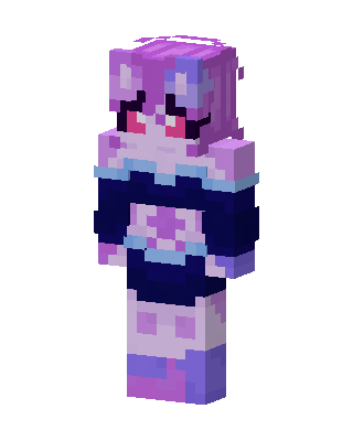 Lavender Halo Minecraft skin