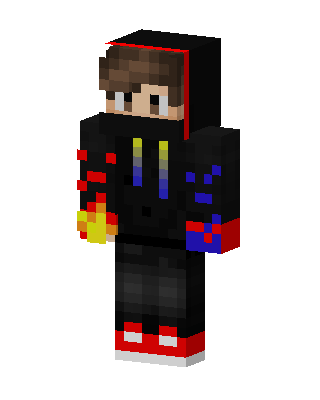 Black Hoodie Boy Minecraft skin