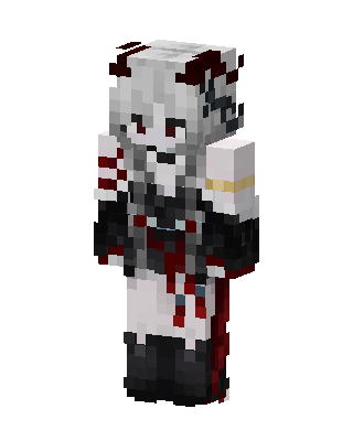 White Villain Girl Minecraft skin