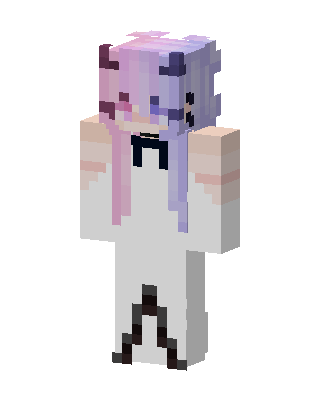 White Anime Girl Minecraft skin