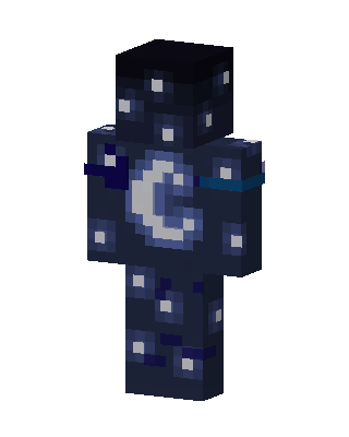 Blue Spaceman Boy skin, 3D preview