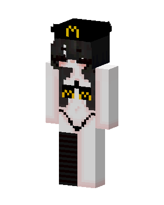 Fast Food Goth skin, 3D preview