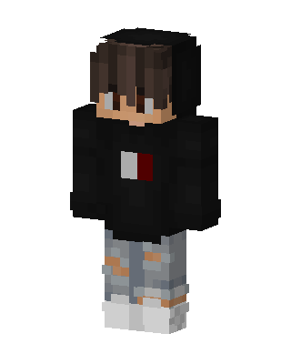 Ripped Jeans Hoodie skin, 3D preview