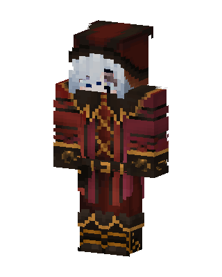 Red Hero skin, 3D preview