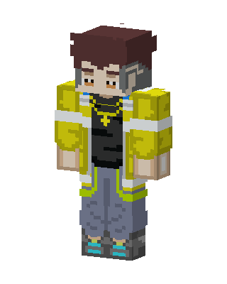 Yellow Jacket Elf skin, 3D preview