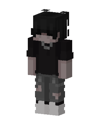 Emo Streetwear skin, 3D preview