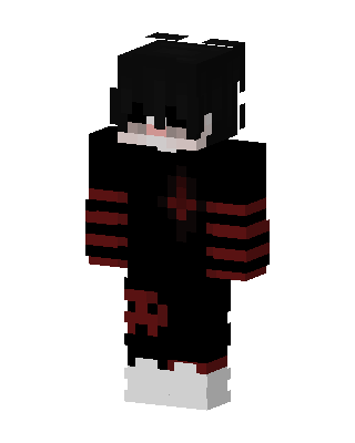 Crimson Emo skin, 3D preview