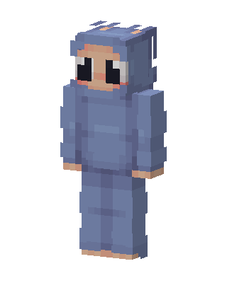 Blue Onesie Minecraft skin