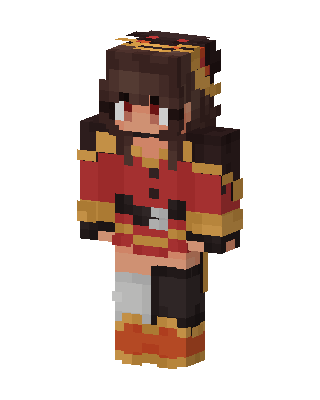 Megumin Minecraft skin