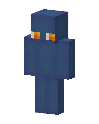 Blue Blob skin, 3D preview