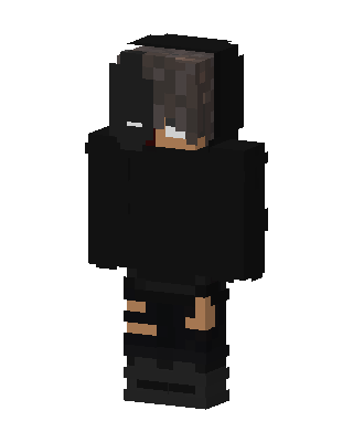 Shadow Hoodie skin, 3D preview