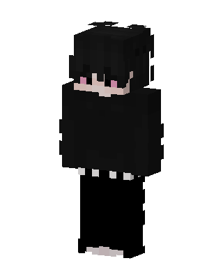 Shadow Hoodie Boy skin, 3D preview