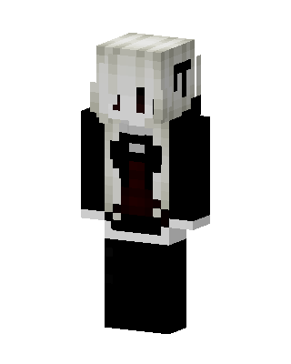 Pale Gothic Girl skin, 3D preview