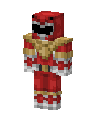 Red Ranger Minecraft skin