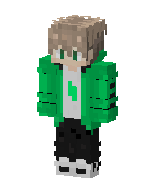 Green Hoodie Boy Minecraft skin