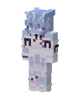 Rei Ayanami Minecraft blue skin