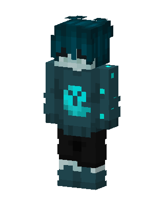 Blue Player Boy skin, 3D preview