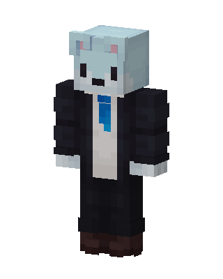 Suited Polar Bear skin, 3D preview