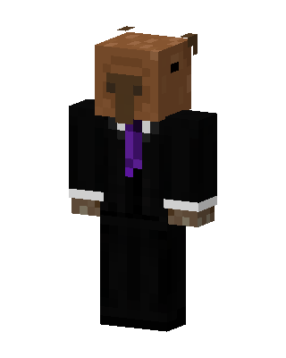 Black Suit Boy Minecraft skin