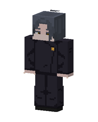 Jujutsu Student skin, 3D preview