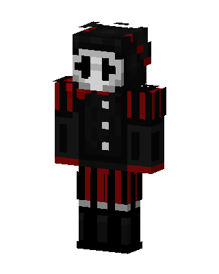 Crimson Jester skin, 3D preview