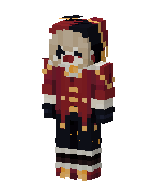 Circus Clown skin, 3D preview