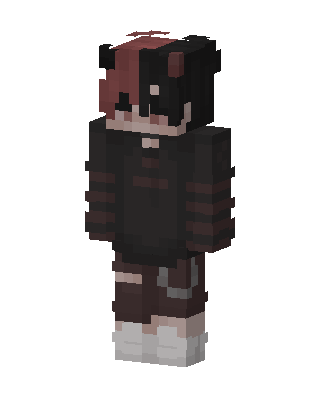 Crimson Demon Boy Minecraft skin