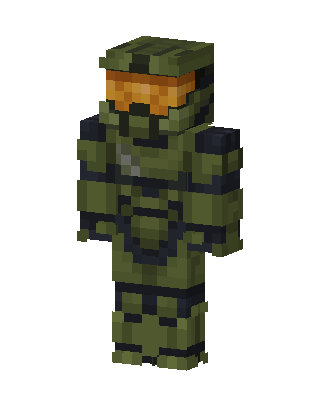 Master Chief skin, 3D preview
