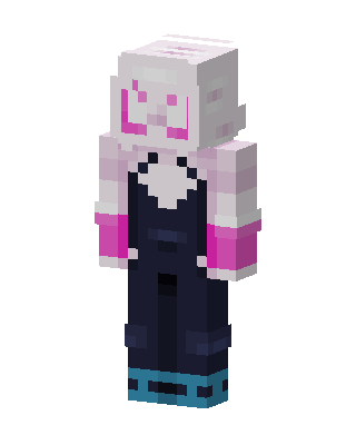 Spider-Gwen skin, 3D preview