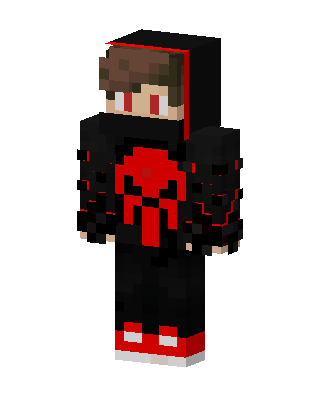 Red Spider Hoodie skin, 3D preview