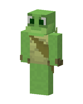 Frog Sash skin, 3D preview