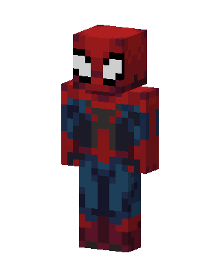 Spider-Man skin, 3D preview