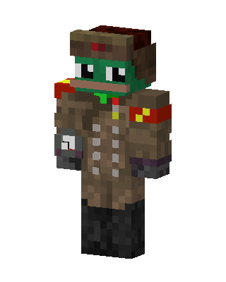 Military Pepe Minecraft skin