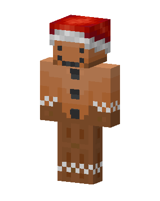 Gingerbread Man skin, 3D preview