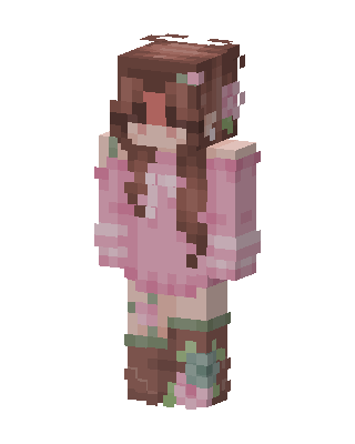 Blossom Cottagecore skin, 3D preview