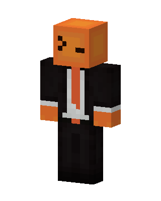 Pumpkin Suit skin, 3D preview