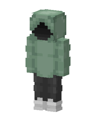 Green Hoodie Minecraft green skin