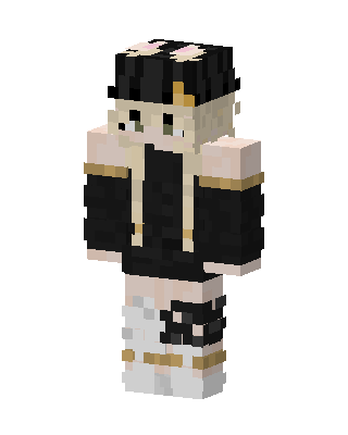 Gilded Goth Girl Minecraft ninja skin