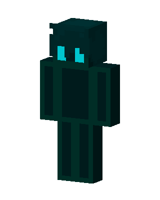 Teal Shadow Minecraft skin