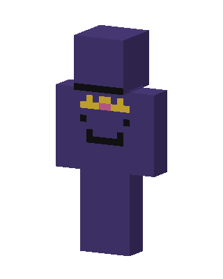 Purple Royal Boy skin, 3D preview