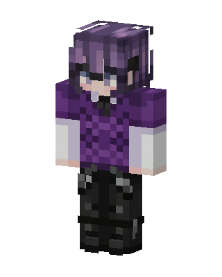 Purple Anime Girl Minecraft skin