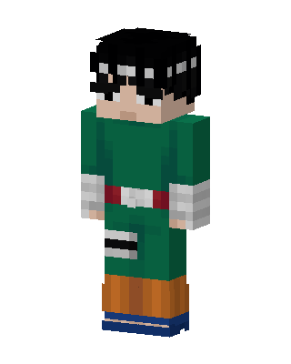 Rock Lee Minecraft green skin