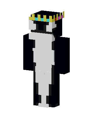 White Royal skin, 3D preview