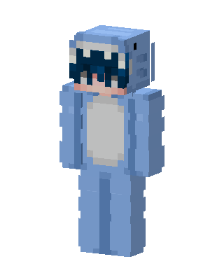 Blue Spaceman Boy skin, 3D preview