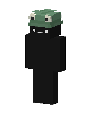 Frog Hat Shadow skin, 3D preview